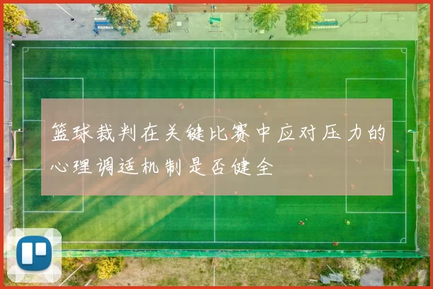 篮球裁判在关键比赛中应对压力的心理调适机制是否健全
