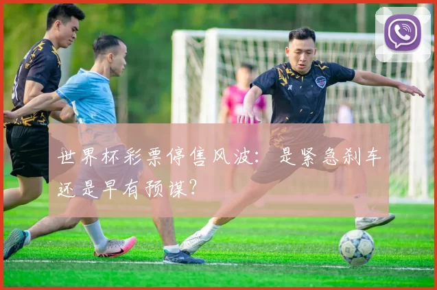 世界杯彩票停售风波：是紧急刹车还是早有预谋？